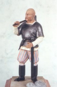 90mm model soldiers